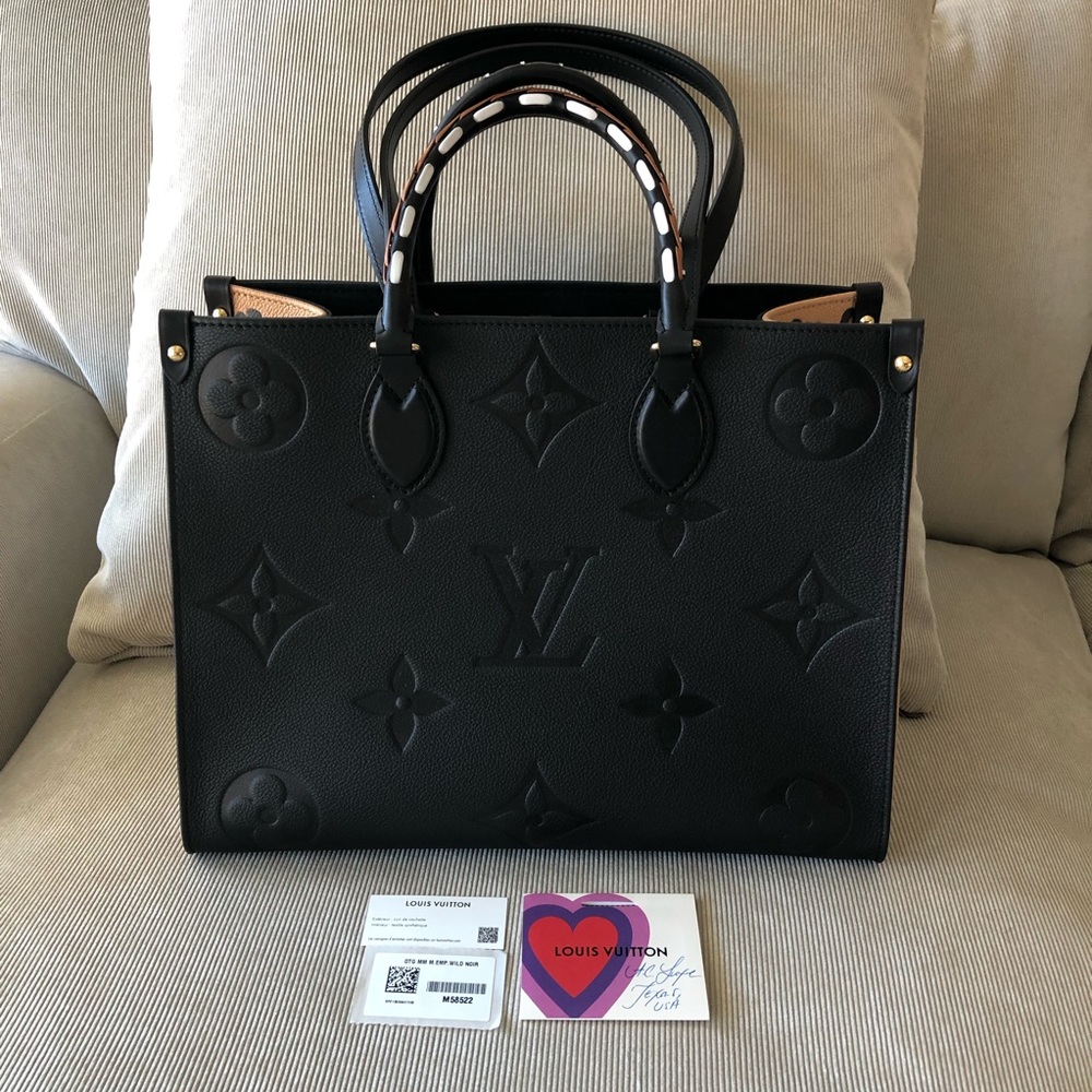 Louis Vuitton ONTHEGO WILD BLACK NOIR